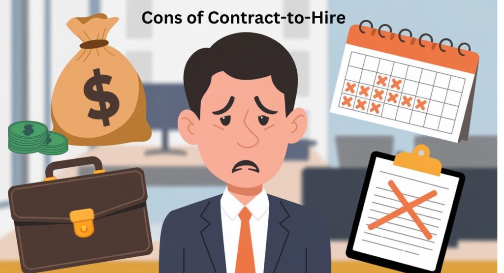 Contract to hire Cons