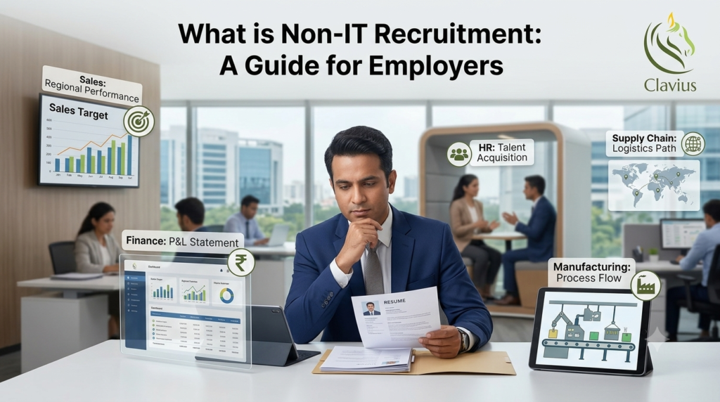 What Is Non-IT Recruitment? 7 Key Insights for Employers 2 What is non-IT recruitment for employers across business functions